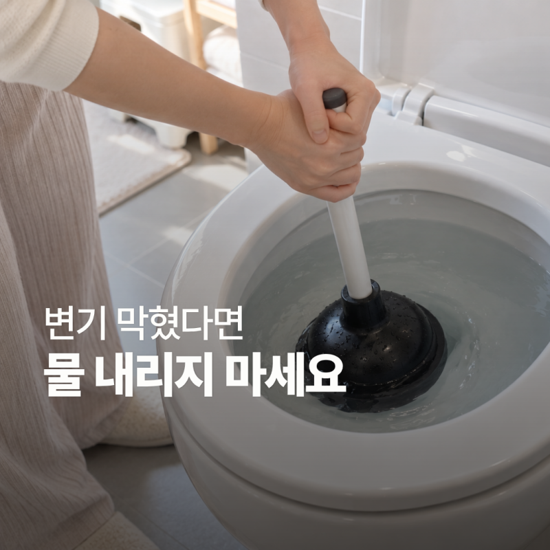 막힌 변기 뚫는 법, 뚫어뻥 쓰기 전 체크리스트