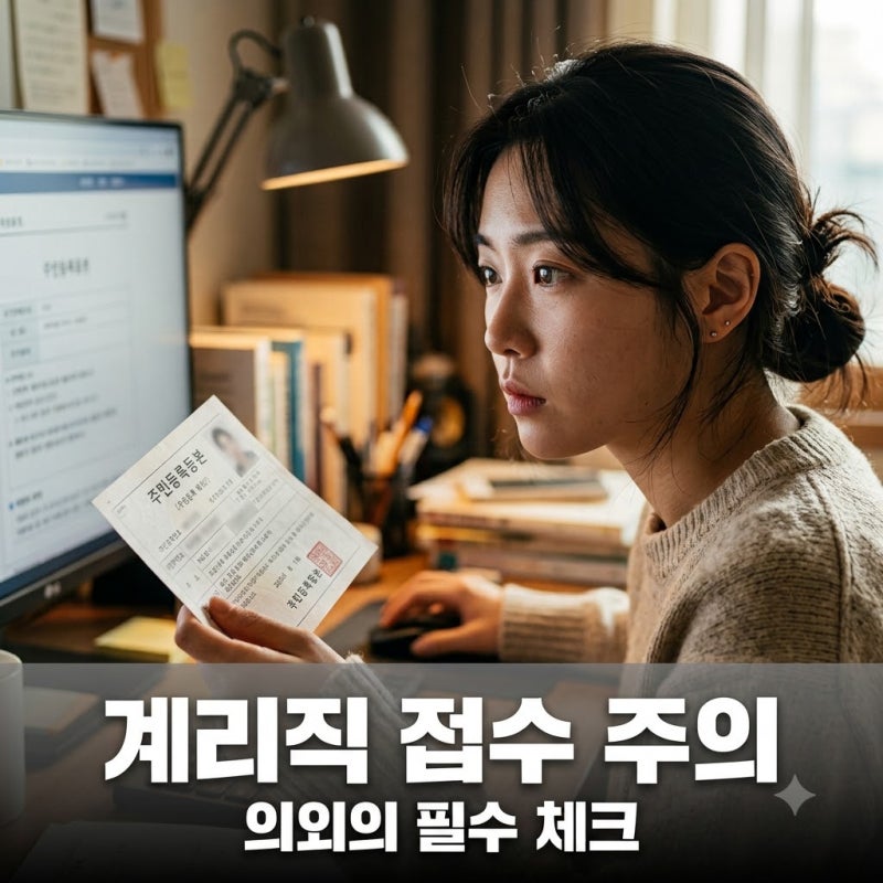 결국 공고 떴다! 계리직시험접수 전 몰랐던 의외의 주의사항..