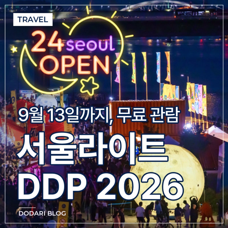 서울라이트 DDP 2026 가을｜무료 미디어아트 시간·기간·주말 공연 총정리
