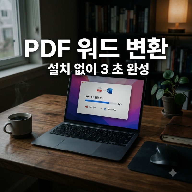 "설치도 안 했는데?" PDF파일워드로변환 3초 만에 해결하는 의외의 방법
