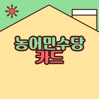 농어민수당 카드 사용처 사용방법 재발급방법 직접 써보고 느낀 핵심 꿀팁