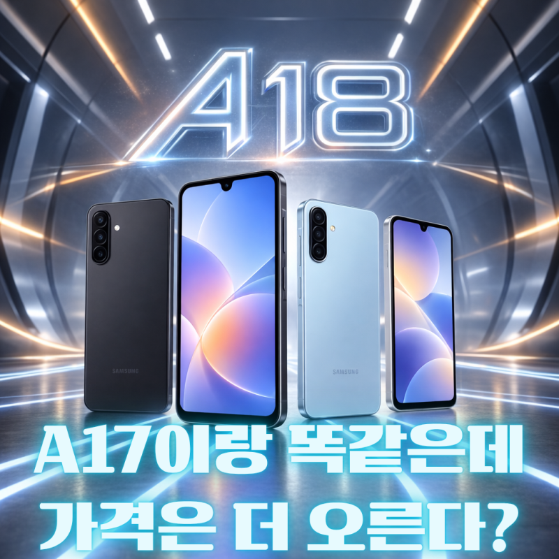 갤럭시 A18 4G 출시 임박｜A17과 비교해 뭐가 달라졌나? 가격·스펙·디자인 총정리
