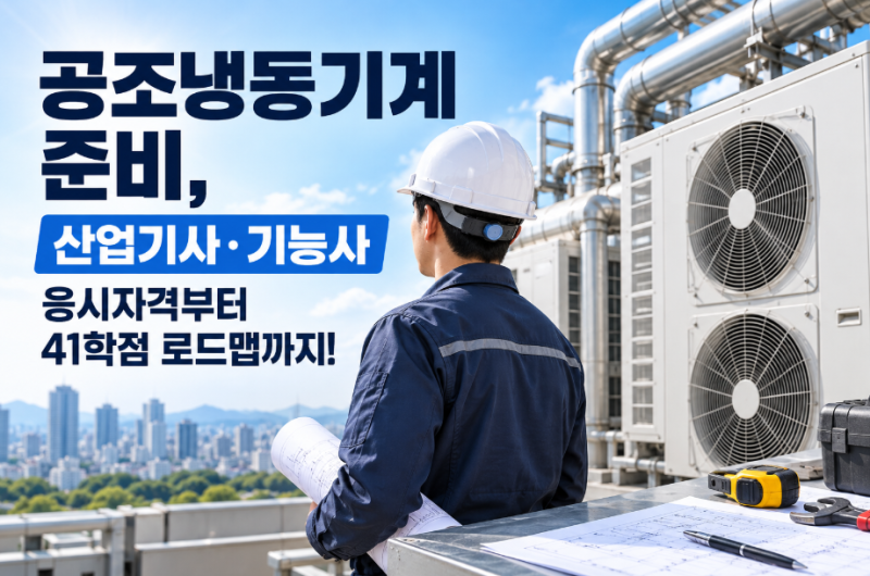 공조냉동기계 준비, 산업기사·기능사 응시자격부터 41학점 로드맵까지