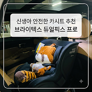 브라이텍스 듀얼픽스 프로 신생아카시트 내돈내산 장착부터 사은품까지