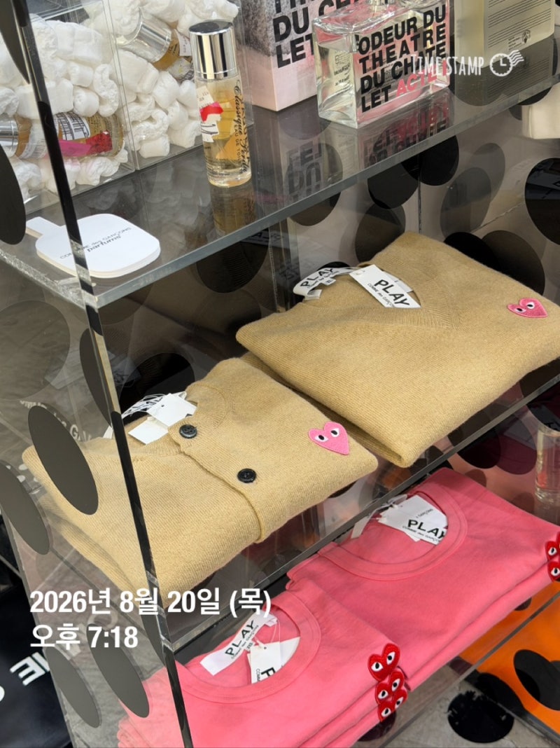 삿포로 꼼데가르송 가디건 못 산 후기, 파르코 vs 다이마루백화점 비교