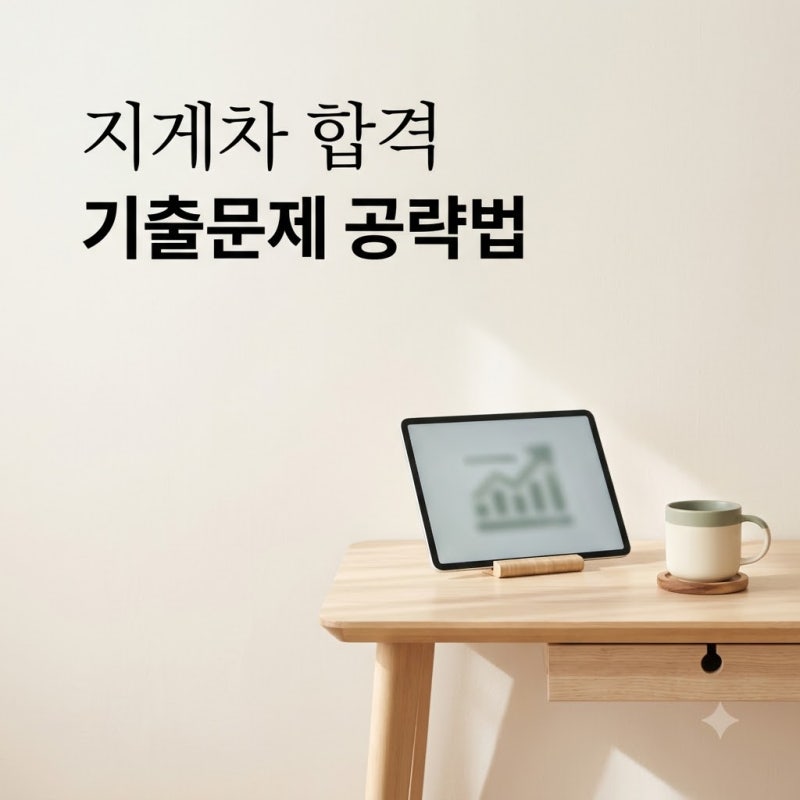 "3일 만에 합격했다고?" 지게차기출문제 속 숨은 1점 차이의 비밀..