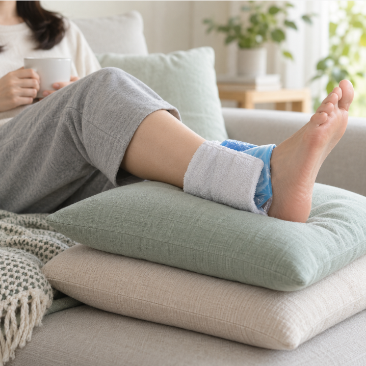 복숭아뼈부음 통증 함께 나타난다면? 원인과 대처법