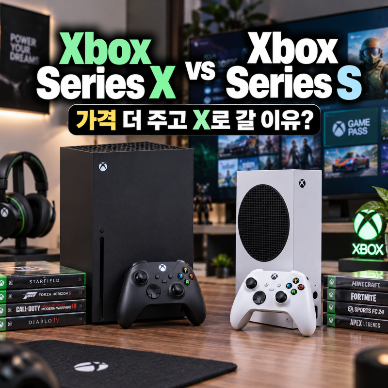 Xbox Series X vs Series S｜가격 더 주고 X로 갈 이유