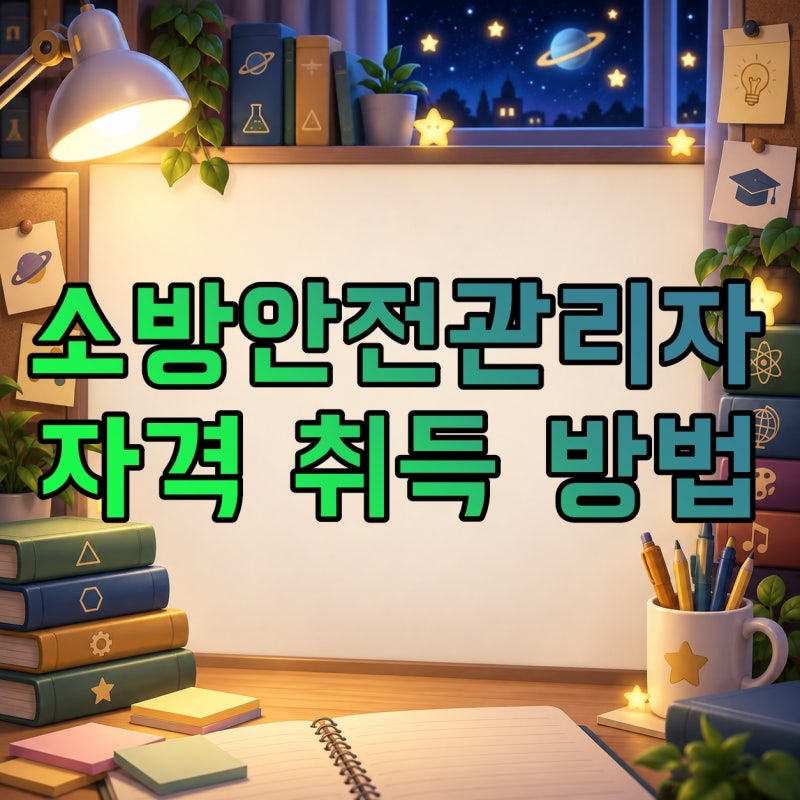 "교육만 받으면 자격증이 나오나?" 소방안전관리자 시험부터 확인