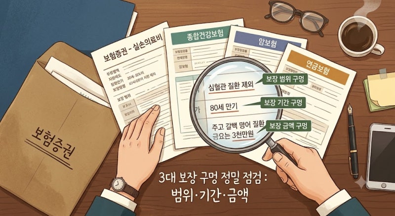 [보험 증권 점검] 내 보험 이대로 괜찮을까? 보장분석 체크리스트 3가지