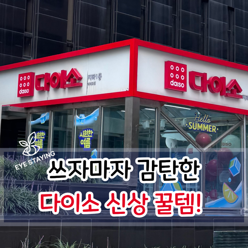 재방문율 100%! 다이소 가서 안 사 오면 억울한 신상 추천 목록!