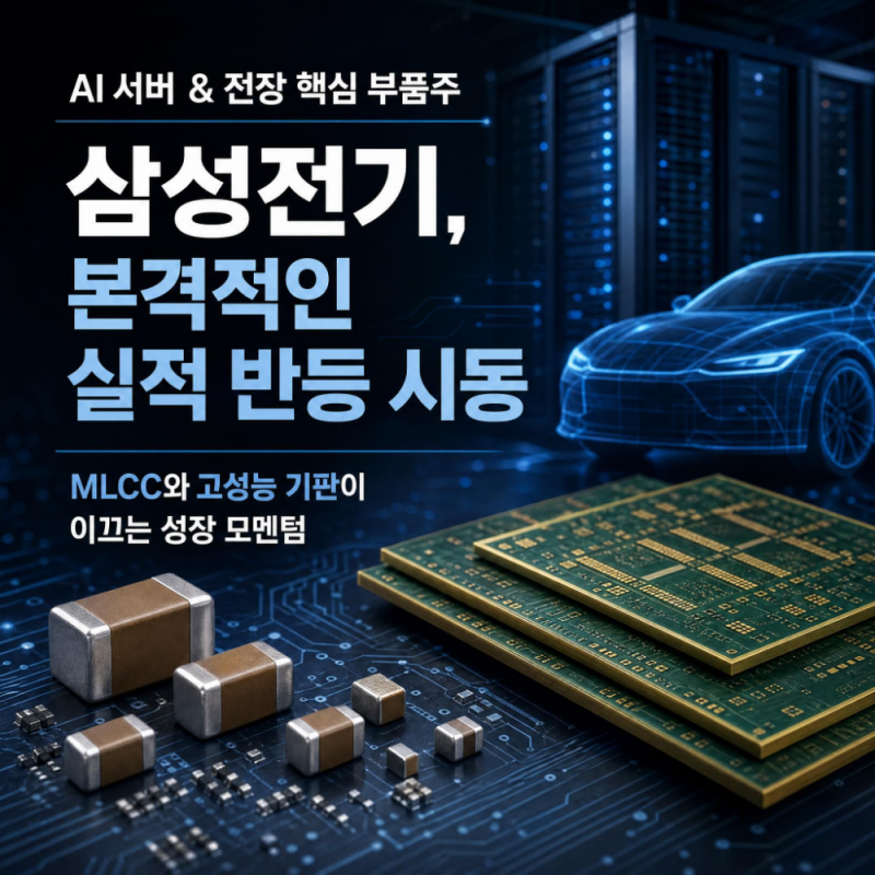 MLCC 공급 부족 우려 속 전장·AI 핵심 부품주 삼성전기, 주가 향방 분석