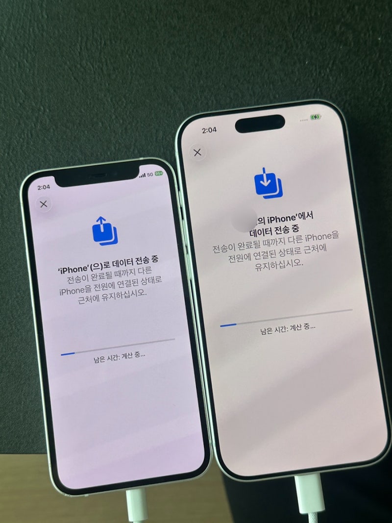 아이폰 마이그레이션 하는 법 오류 해결법 공유