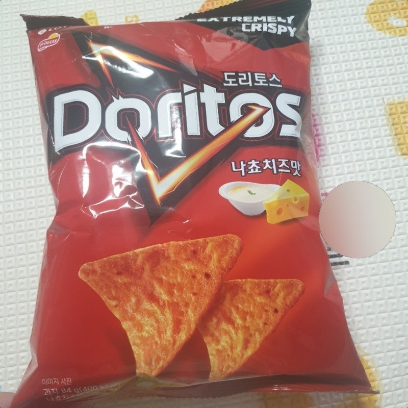 세계 판매 1등 나쵸 브랜드, '도리토스 나쵸치즈맛' 솔직 후기! (칼로리, 영양정보 포함)