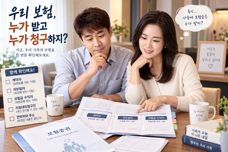 보험금 수익자 확인하셨나요?｜보험은 가입보다 ‘누가 받고 누가 청구하는지’가 중요합니....