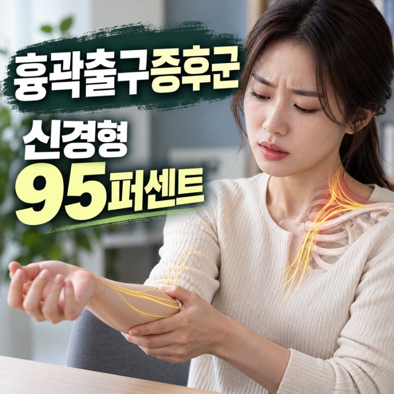 흉곽출구증후군 유형 3가지와 신경형 95퍼센트