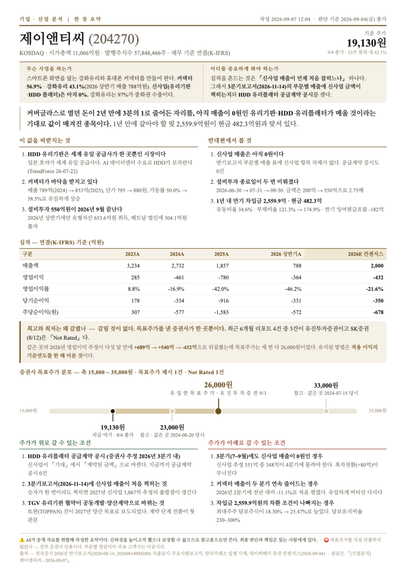 [기업분석] 제이앤티씨