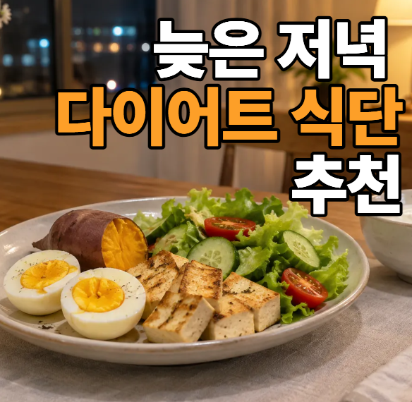 늦은 저녁 다이어트 식단 추천｜밤에 배고플 때 먹기 좋은 음식