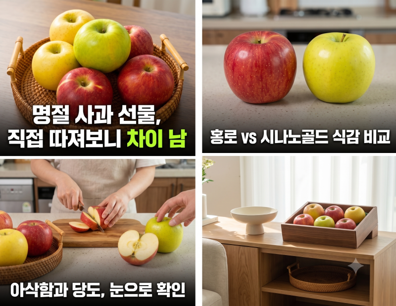 방송서 200박스 준비했다는 추석 사과 선물세트 어떤 품종 골라야 할까
