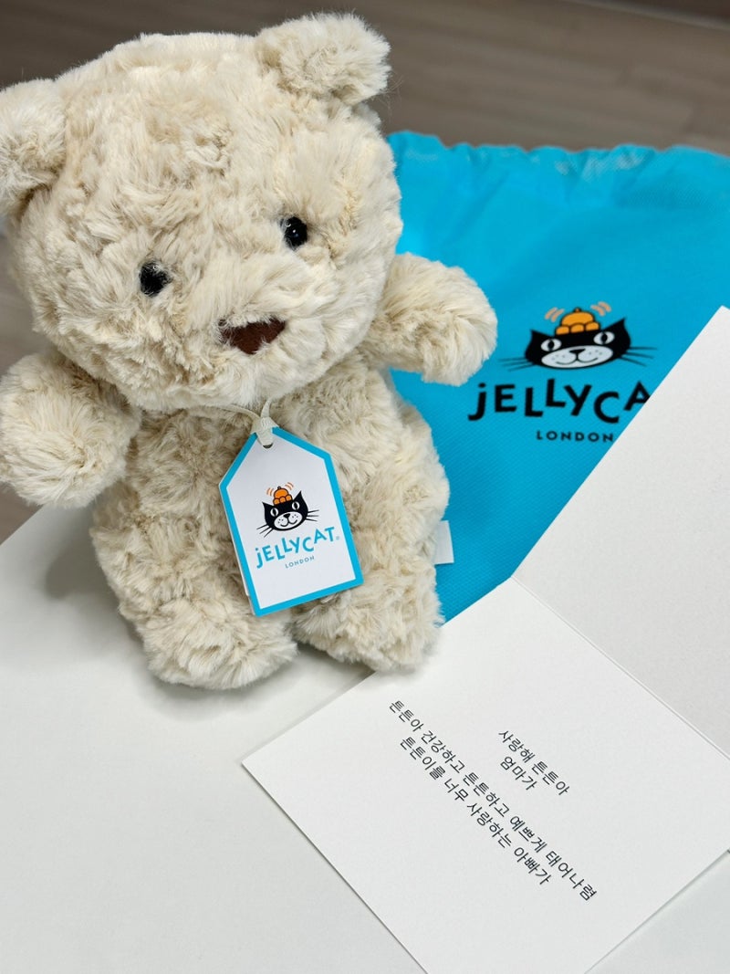 젤리캣(Jellycat) 애착인형 | 바톨로뮤 베어 주니어 후기