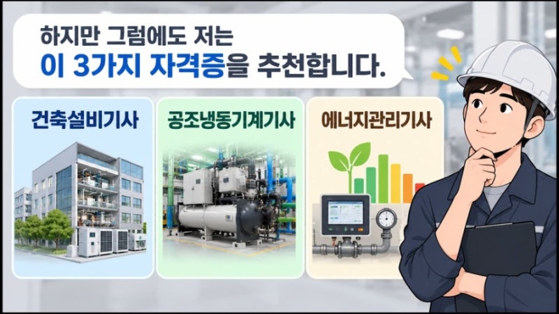 기계설비 유지관리자 자격증 추천｜취업과 노후 준비에 좋은 기사 자격증 3가지