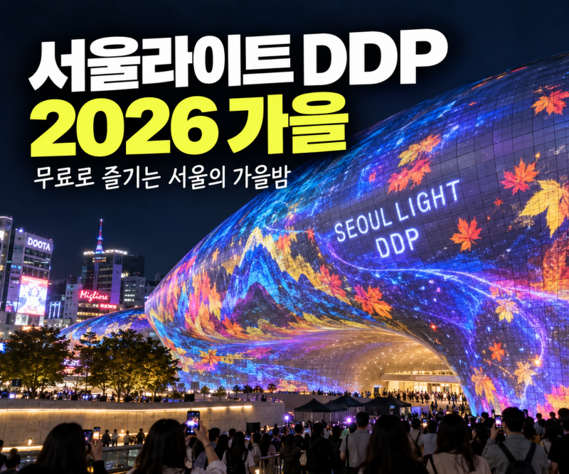 서울라이트 DDP 2026 가을 일정·시간은? 무료 관람과 동대문 할인 정리