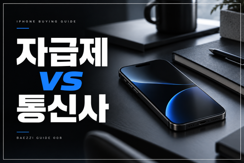 아이폰 자급제 vs 통신사 구매 차이, 총비용으로 비교하는 방법