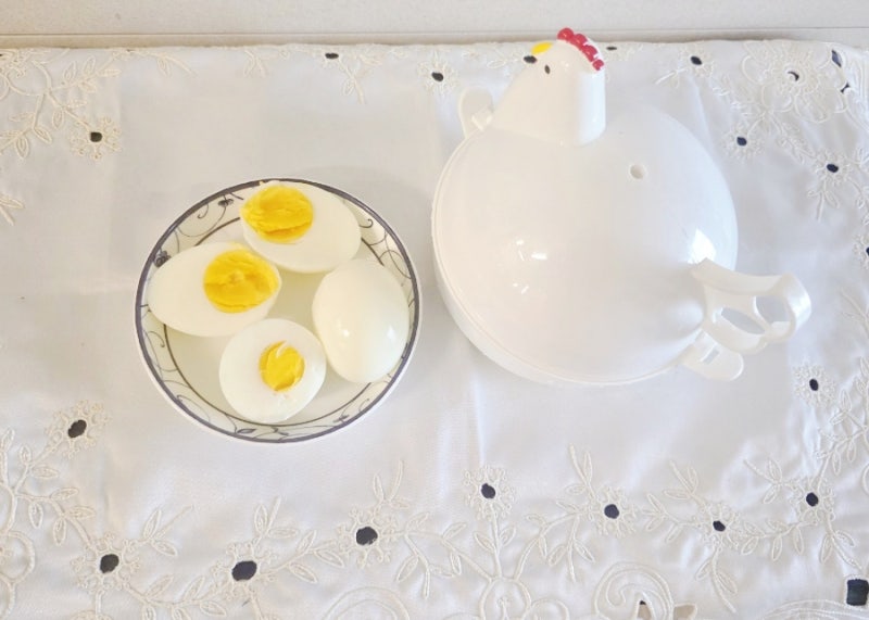 테무 내돈내산 전자레인지 계란찜기 삶기 닭 모양 조리기 솔직후기(하루 계란 3개 삶기)