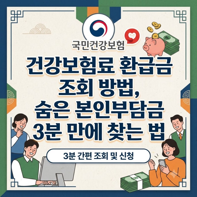 건강보험료 환급금 조회 방법｜본인부담금 환급금 찾는 법