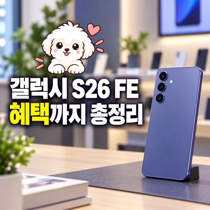 갤럭시 S26 FE 국내 출시일｜지금 사는게 정답!?｜부모님효도폰 ｜사전예약·가격·구매 혜택 ....