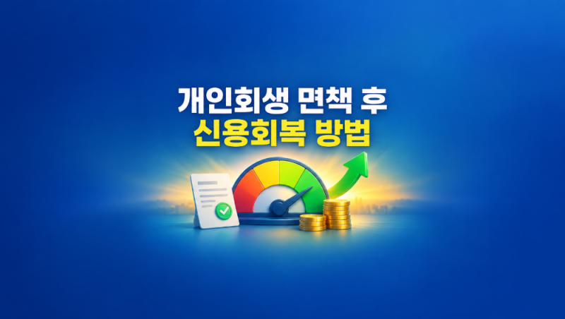 개인회생 면책 후 신용회복 방법｜신용카드와 대출은 언제 가능할까?