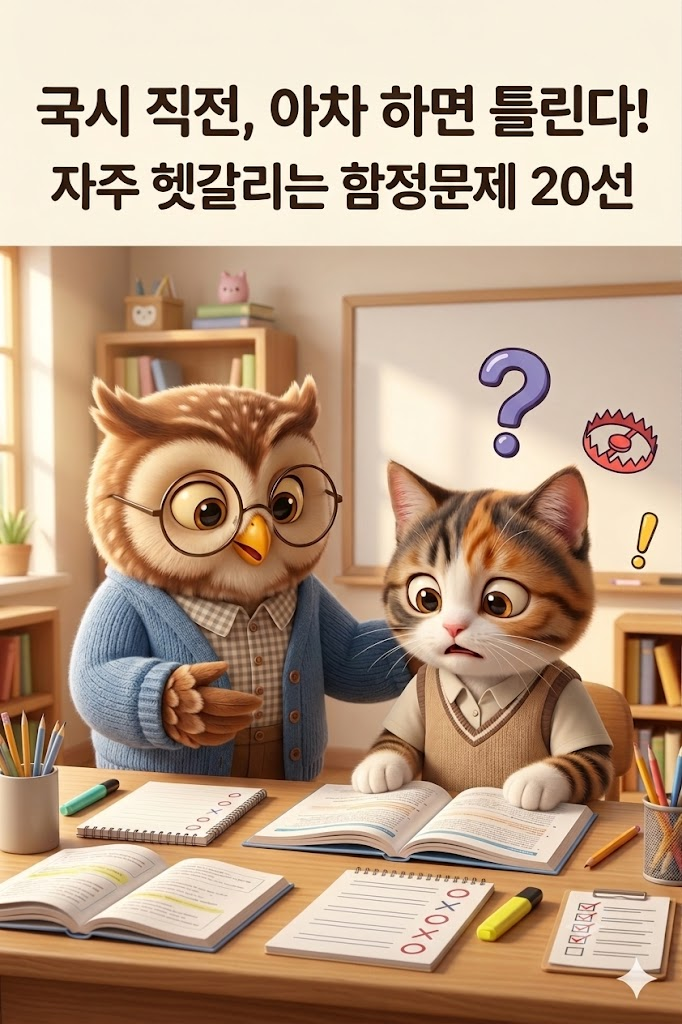 2026 간호조무사 기출유형 문제 10편｜국시 직전 자주 헷갈리는 함정문제 20선