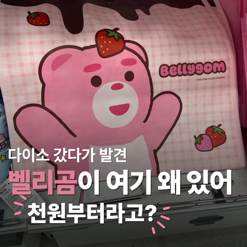 다이소 벨리곰 다들 모르는 천원템이 뭐길래? 구경하다 보면 놀라실걸요?