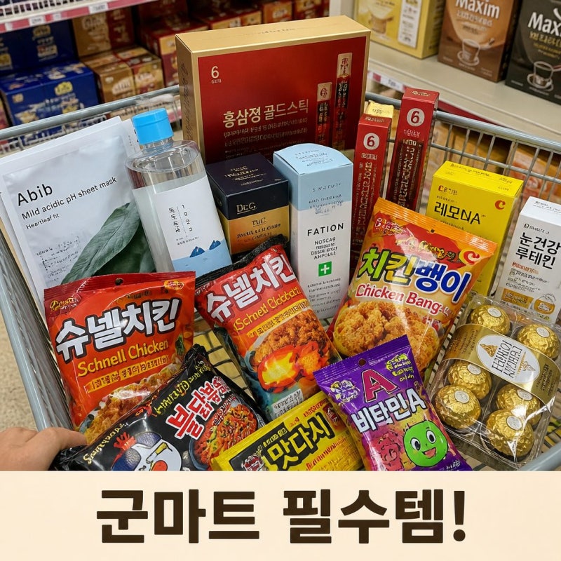 px 추천템 군마트 가면 꼭 사야 하는 쇼핑 리스트