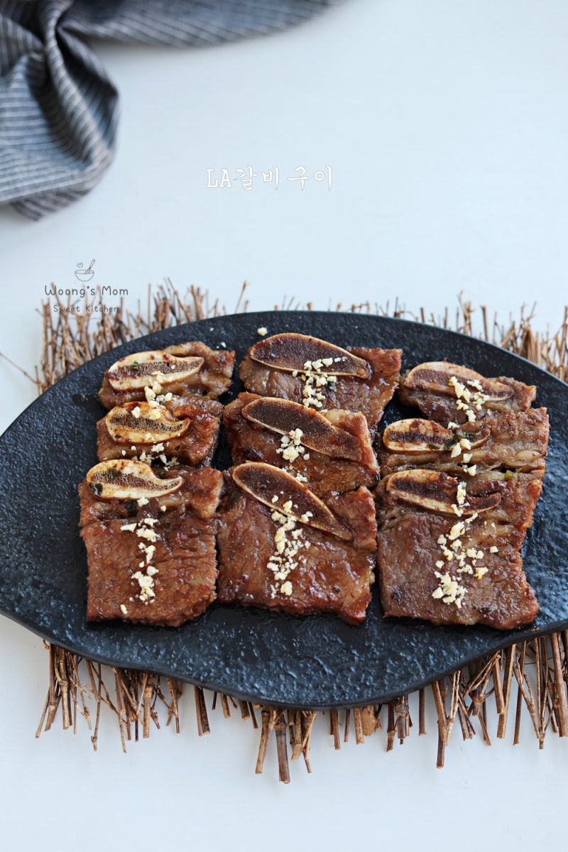 LA갈비재는법 양념장 LA갈비 구이만드는법