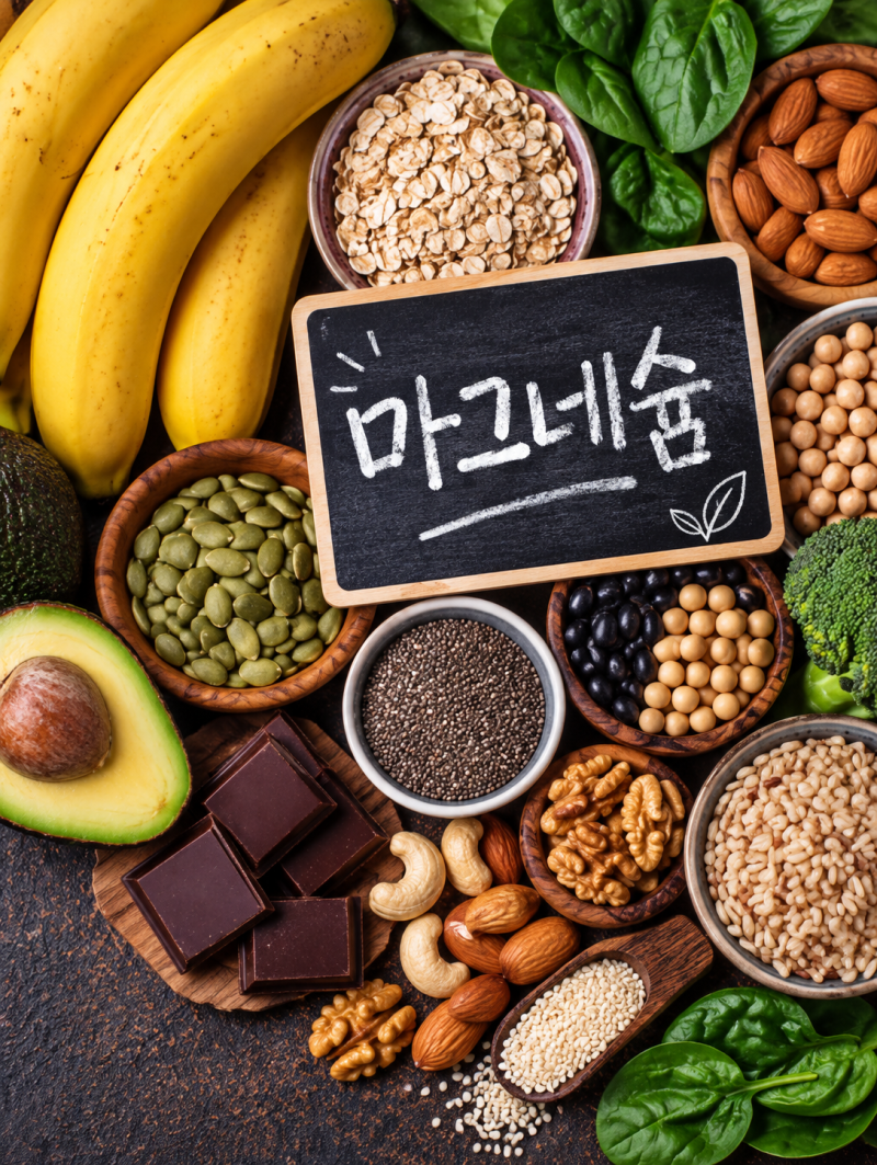 언제 먹어야 할까? 마그네슘 효능과 복용 타이밍