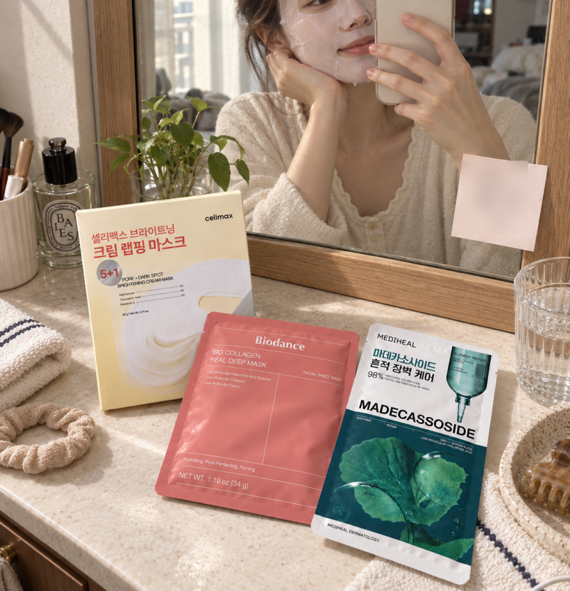 올리브영 나이아신아마이드 셀리맥스 메디힐 바이오던스 팩3 비교 추천 3종, 잡티·모공·수....