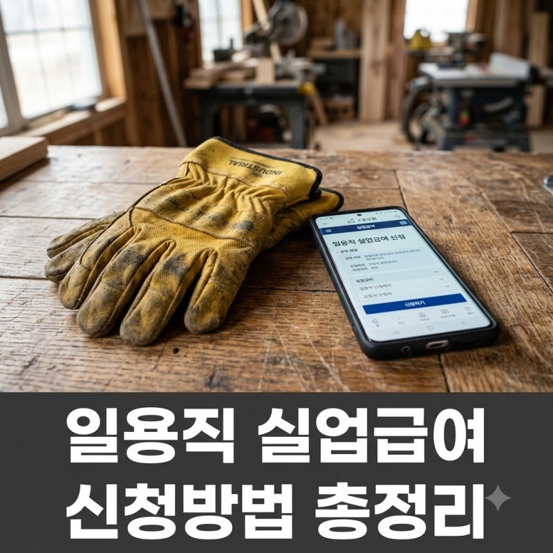 "하루만 일해도 된다고?" 일용직실업급여신청방법, 몰라서 못 받는 돈 챙기기..