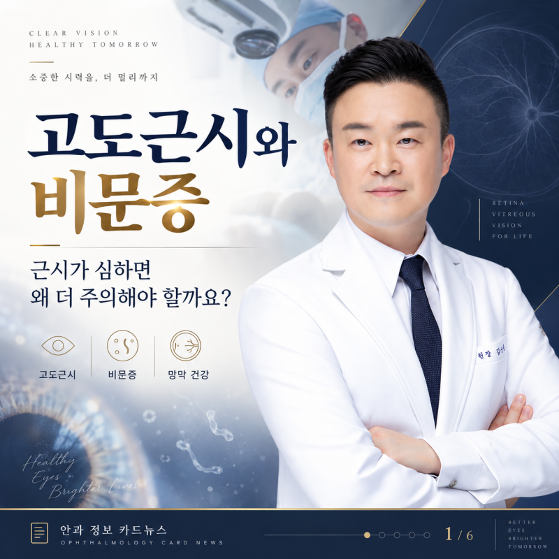 대구 비문증 안과 전문의 병의원 찾게 될때