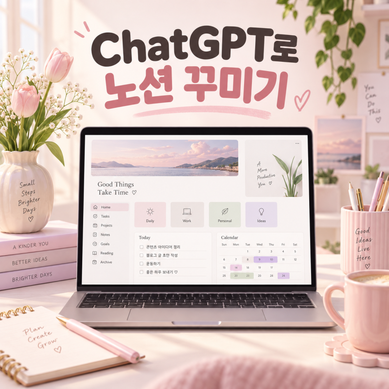 ChatGPT로 노션 꾸미기 초보도 가능한 예쁜 대시보드 만드는 방법