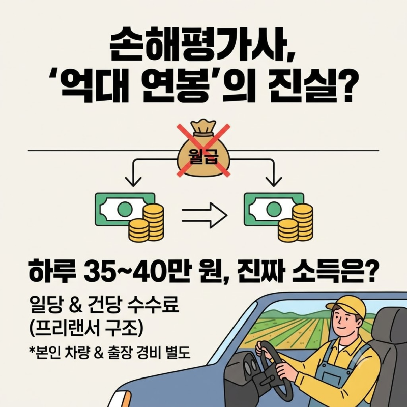"연봉 5천만원이라더니 속았습니다" 손해평가사 현직 일당 및 실제 수입 완벽 총정리