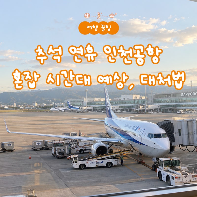 추석 및 연휴 인천공항 혼잡 시간대 예상 및 대처법