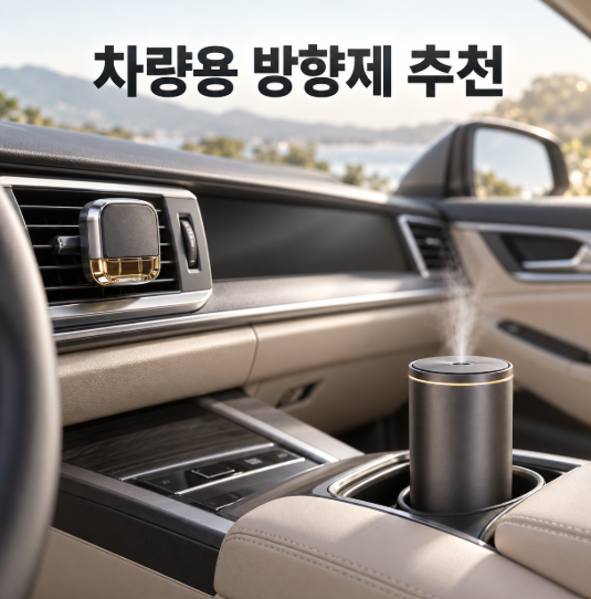 차량용 방향제 추천, 송풍구형·전자식 디퓨저 어떤 게 좋을까?