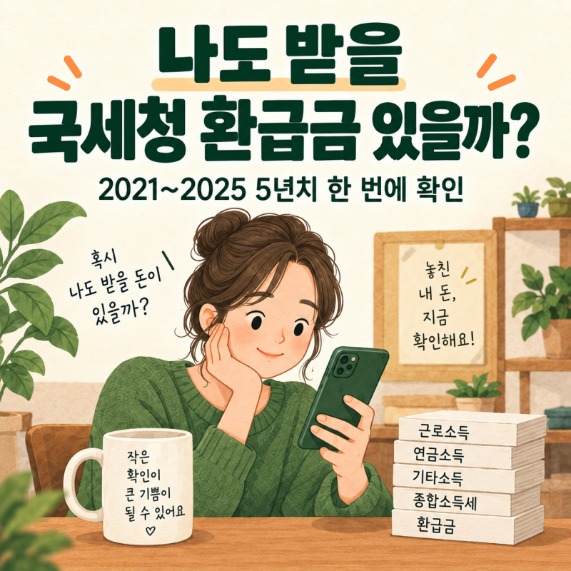 국세청 환급금 조회, 9월 11일까지 신고하면 추석 전 받을 수 있습니다