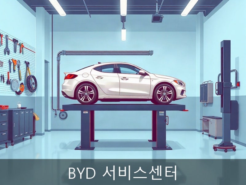 BYD 서비스 센터 위치 사고 수리 5분이면 파악 끝
