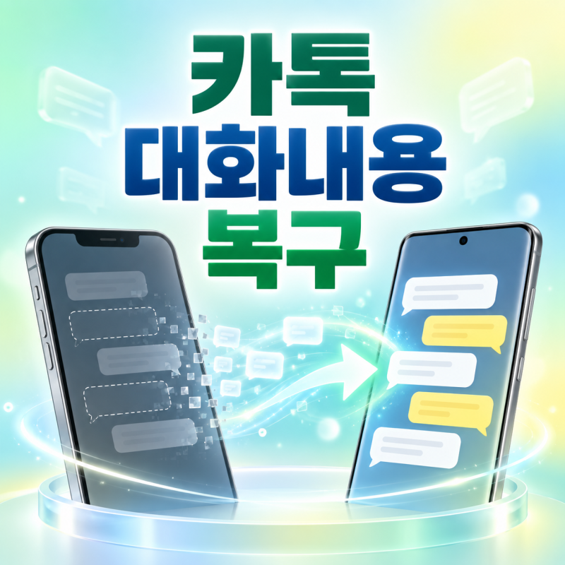 카톡 대화내용 복구 삭제된 상황에 따라 방법이 달라집니다