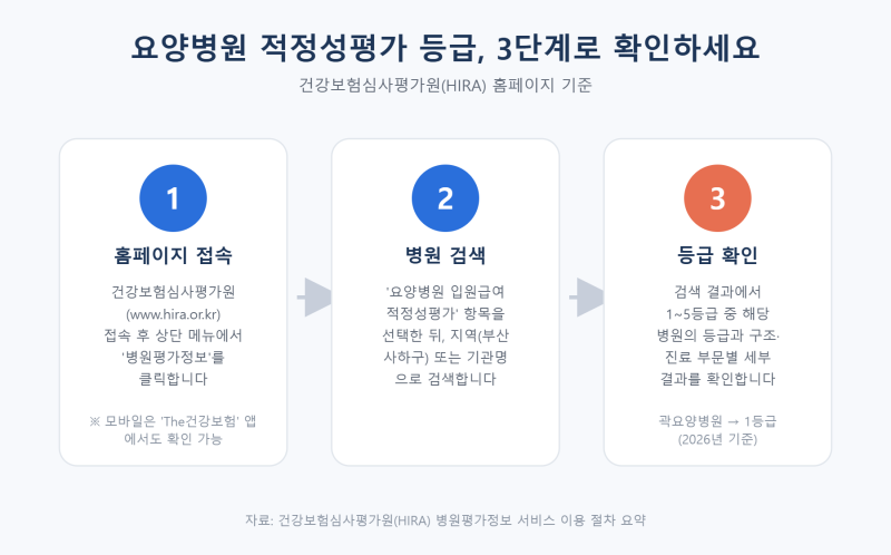 [보호자 필독] 요양병원 고를 때 꼭 확인해야 할 '적정성평가 등급' 조회 방법