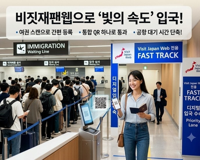 [비짓재팬웹] 사이트 등록방법 총정리: 면세QR코드/비자/동반가족 등록 한번에!!