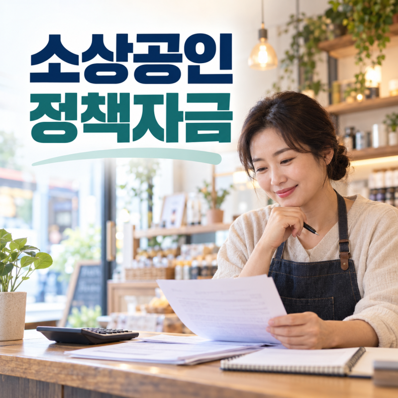 2026 소상공인 정부지원 대출, 정책자금 종류·한도·신청 방법