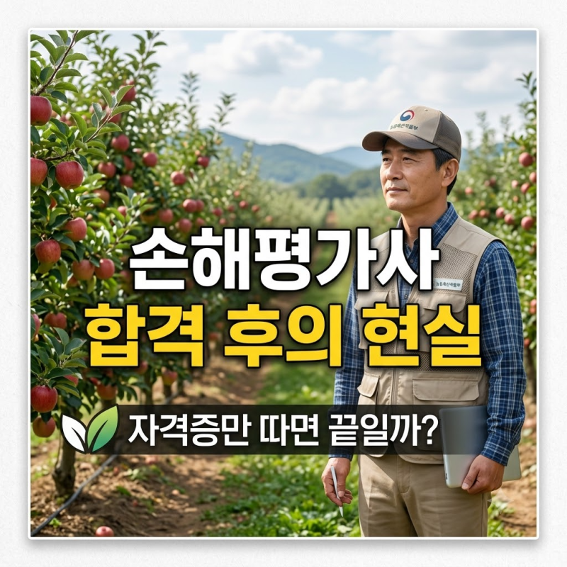 "자격증 땄는데 집에서 쉬고 계신가요?" 60대 손해평가사 일감 배정 및 체력 완벽 총정리